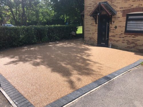 Resin driveway in hertfordshire